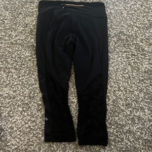 Lululemon Camo Mesh Crop Leggings